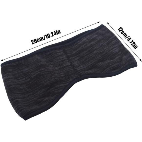 Ear Warmer Headband for Cold Weather Running Sweatband Sports Non Slip, 2 Pack - Picture 2 of 7
